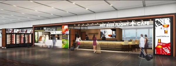 成田空港T2にクラフトビールカフェ「NRT BEER FLIGHT CAFE」、6月26日オープン
