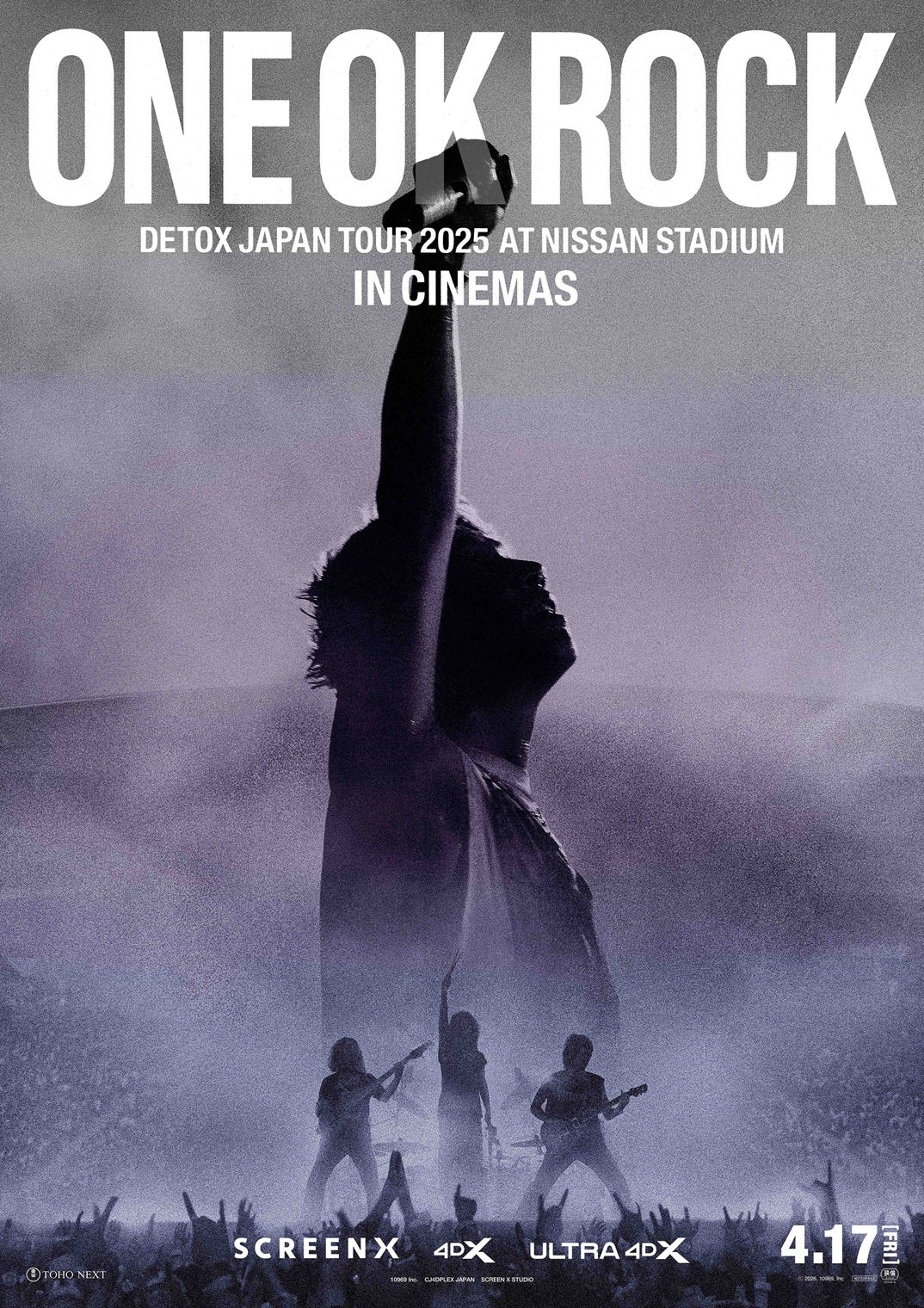 ONE OK ROCK結成20周年ツアー映画、Takaらの激情的パフォーマンスの裏側とライブの熱狂を映した特別予告完成