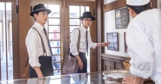 ＜明日のあんぱん＞北村匠海“嵩”、訪れた銀座のパン屋で阿部サダヲ“草吉”らしき人物が写る写真を見つける