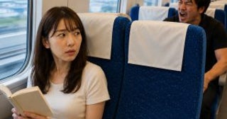 「邪魔なんだよ！」新幹線で座席を蹴ってくる後ろの男性…恐怖に震えた女性客を救った“強面男性の一言”