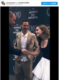 エマ・ワトソンが珍しくイベントに登場ウィリアム皇太子と環境問題を訴える