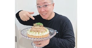  渡辺美奈代、愛夫の誕生日を手作りマロンタルトなどで祝福 