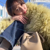 元フジアナ・渡邊渚、スタイリッシュな私服姿を披露お散歩を満喫ファンから多数の「いいね！」