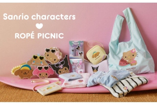 ROPE’ PICNICのサマコレ。サンリオキャラクターズとのコラボアイテムが登場