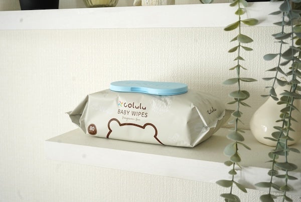 おむつ替えのストレスを軽減！99%純水の極厚ふんわりな「coluluのおしりふき」登場