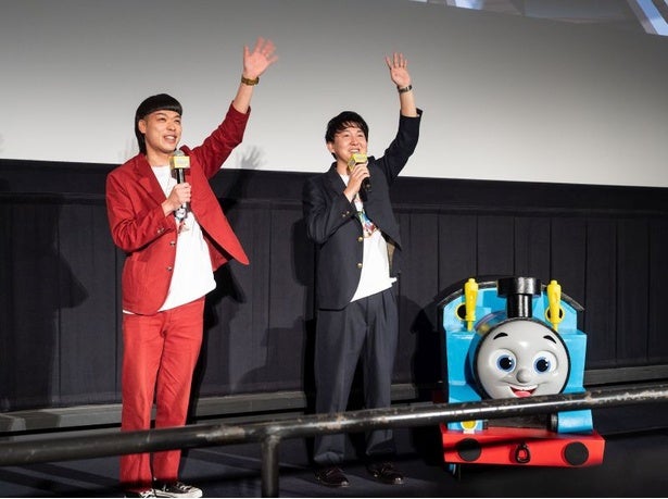 「映画 きかんしゃトーマス  ぼくのたいせつなともだち」公開直前イベントが開催！バッテリィズが見どころをアピール