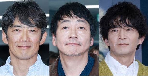 反町隆史、大森南朋、津田健次郎ら出演者が制作発表に臨む前のポーズに反響「お茶目でかわいい」の声＜ラムネモンキー＞