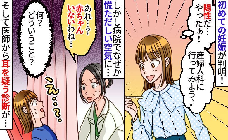 青ざめ慌て出す医師「あれ？赤ちゃん…」初めての妊娠で病院へ行くと、院内騒然…救急搬送される事態に