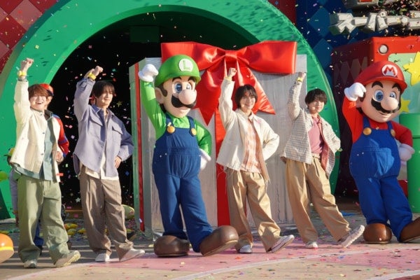 USJ『スーパー・ニンテンドー・ワールド』開業5周年！なにわ男子も共に“無敵モード”宣言