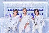 Number_i平野紫耀・神宮寺勇太・岸優太、初夏の銀座にクールに降臨“冷やし雪肌精”体感ポップアップに来場