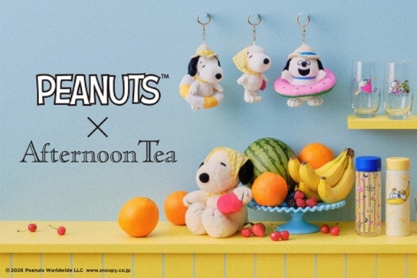スヌーピーが夏らしい爽やかなデザインで登場！Afternoon Tea LIVING×PEANUTS コラボ雑貨がかわいい