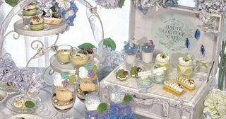 紫陽花がテーマのかわいいアフタヌーンティー。3時間滞在OKやワイン飲み放題付きで3,500円も