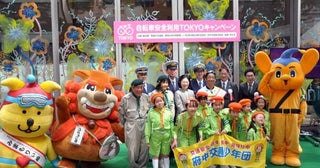 「隊長」安田自転車ルール順守をPR東京都が安全利用キャンペーン
