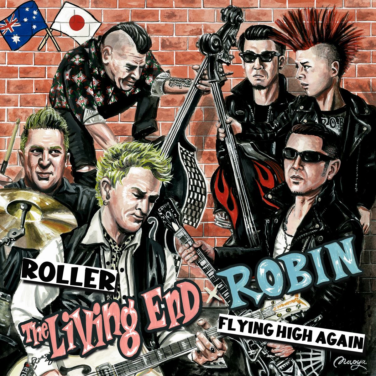The Living End × ROBIN、限定500枚スプリット7インチ発売ツアーグッズも公開
