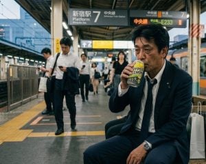 朝の駅ホームで「缶チューハイを手にするサラリーマン」は何者なのか？「出社前に神経を鈍らせないと…」彼らが酒にすがった“壮絶な理由”