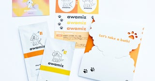 使い切りパウチで手軽に体験！犬用シャンプー「awamiz」お試しパウチセット登場