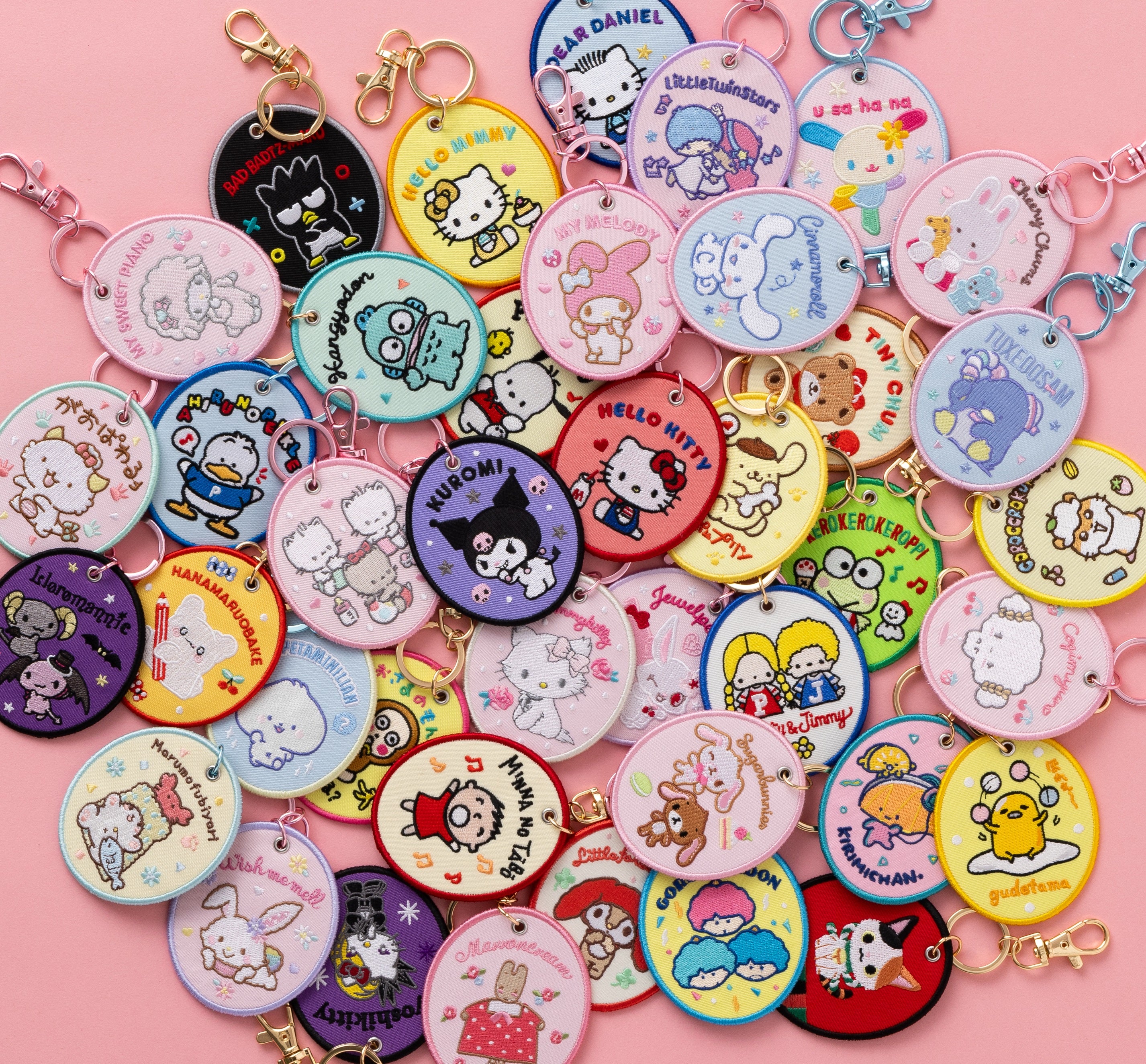 「サンリオキャラクター大賞」の記念グッズは思わず集めたくなる…。刺繍ワッペンキーホルダーなど豊富に登場！