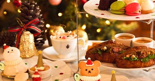 Q-pot CAFE.のクリスマスアフタヌーンティーが11月5日からスタート。“おかし”なかわいいスイーツが勢揃い！