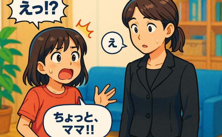 義母に預けていた喪服、久々に着たらゾッ！→「ママ！背中がおかしい！」思わず悲鳴をあげたワケ