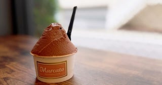 「meiji THE Cacao」×クラフトジェラート店コラボ“ダークチョコレート”フレーバーのジェラート「GELATERIABAR Marcato」登場