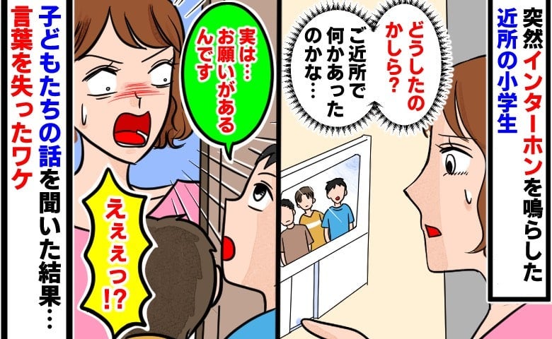 「お願いがあります！」平日のインターホン…見知らぬ小学生の口から飛び出した要求に言葉を失ったワケ