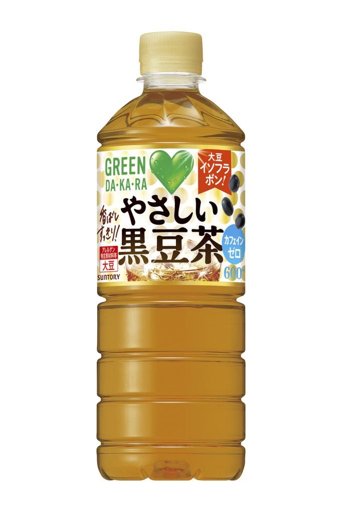 サントリー「GREEN DA・KA・RA」に新ノンカフェイン茶人気拡大中の黒豆茶が“やさしい”シリーズに仲間入り