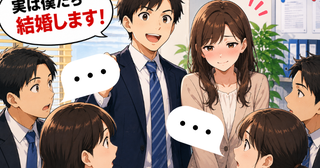 職場の先輩「実は僕たち…結婚します！」発表直後、場にいた同僚たちが顔を見合わせた理由とは