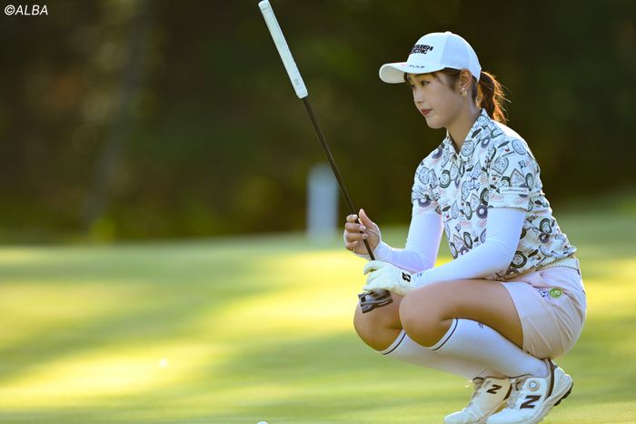 池ポチャ→7m沈めた！吉澤柚月が「ナイスボギー」で上位維持