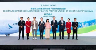キャセイパシフィック航空、ウルムチ就航今夏は中国本土に週300便以上