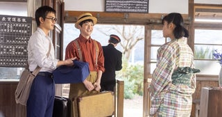 ＜明日のあんぱん＞北村匠海“嵩”、高橋文哉“健太郎”を連れて御免与町に帰省する