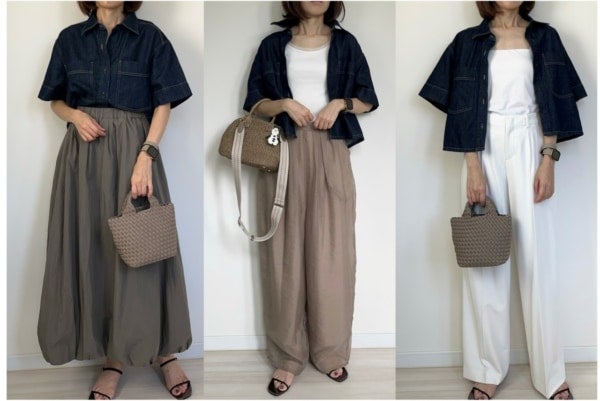 【ユニクロ】1,290円で夏から秋まで！「デニムボクシーシャツ」が着回しに優秀