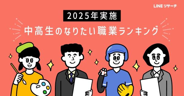 今どきの中高生が一番なりたい職業は？高校生はより現実的に