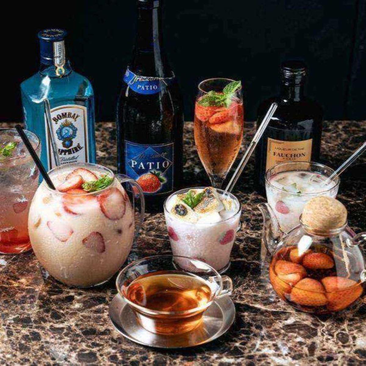 お酒なしでも乾杯が楽しい！かわいいノンアルドリンクが充実した飲み放題3選。いちごや特製モクテルも