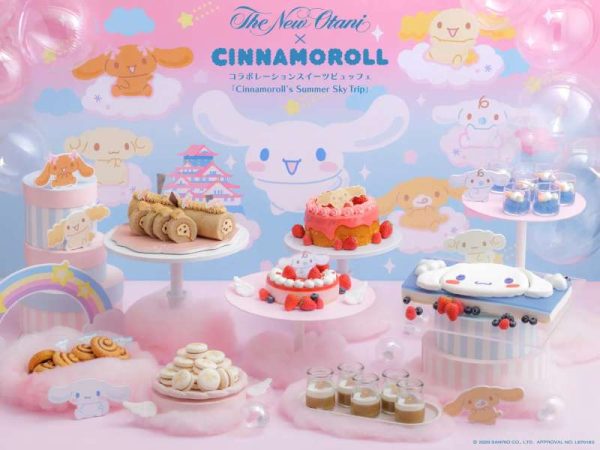 ホテルニューオータニ大阪、シナモロールのスイーツビュッフェを提供8月31日まで