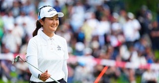 神谷そらが連覇に王手佐久間朱莉ら2位、渋野日向子は予選落ち