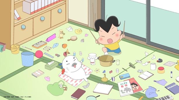＜小3アシベ QQゴマちゃん＞雨の日の芦屋家でアシベの歌の発表会が始まる…第13話あらすじ＆先行カット公開