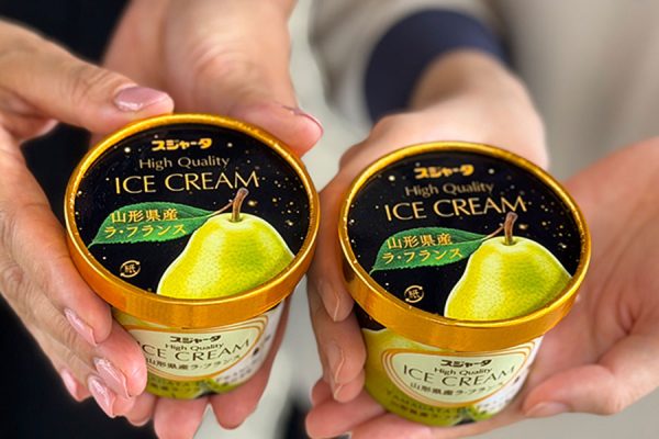 ”シンカンセンスゴイカタイアイス”、新フレーバー「山形県産ラ・フランス」発売3社共同企画の第4弾