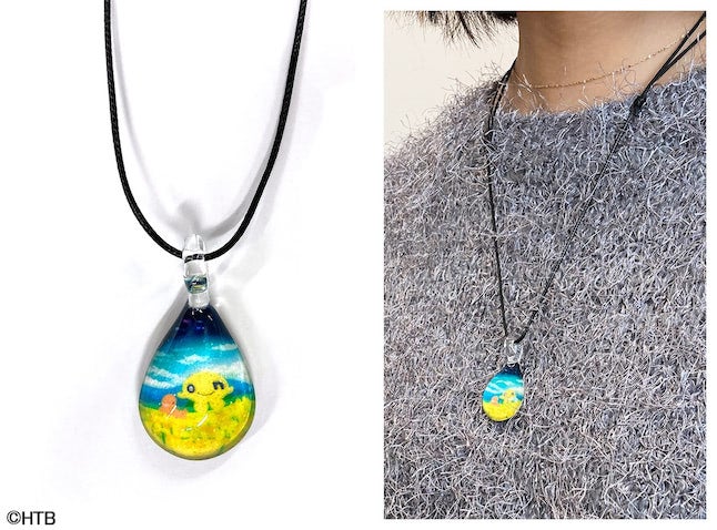 【onちゃん】北海道の景色デザインが美麗☆グラスジュエリーをコーデにプラス