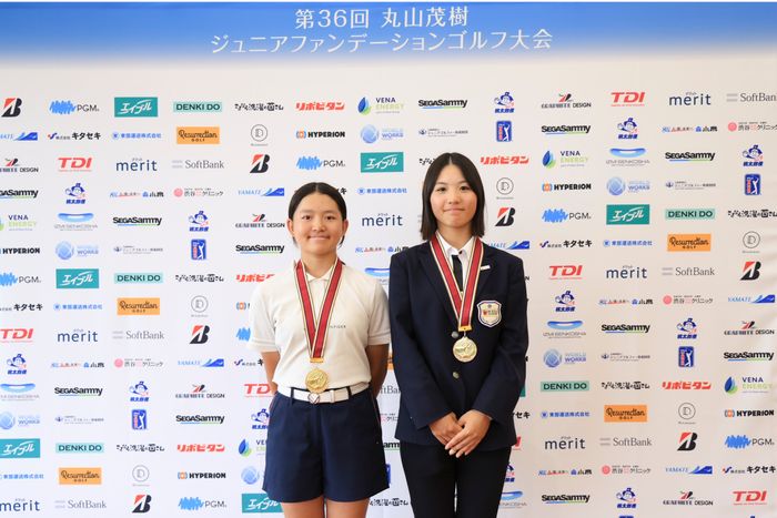 第36回丸山茂樹ジュニアファンデーション開催高校生は境美玲、中学生は金子心がV