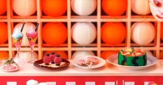 ヒルトン東京ベイの夏祭りデザートビュッフェ。和太鼓や提灯がモチーフ！ホテル特製の屋台フードも