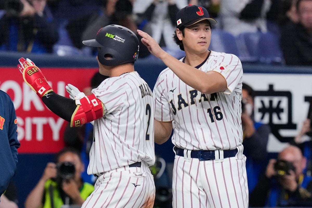 大谷翔平かわいいと話題！侍ジャパン・牧への顎乗せポーズで見せた「真美子さんとの繋がり」