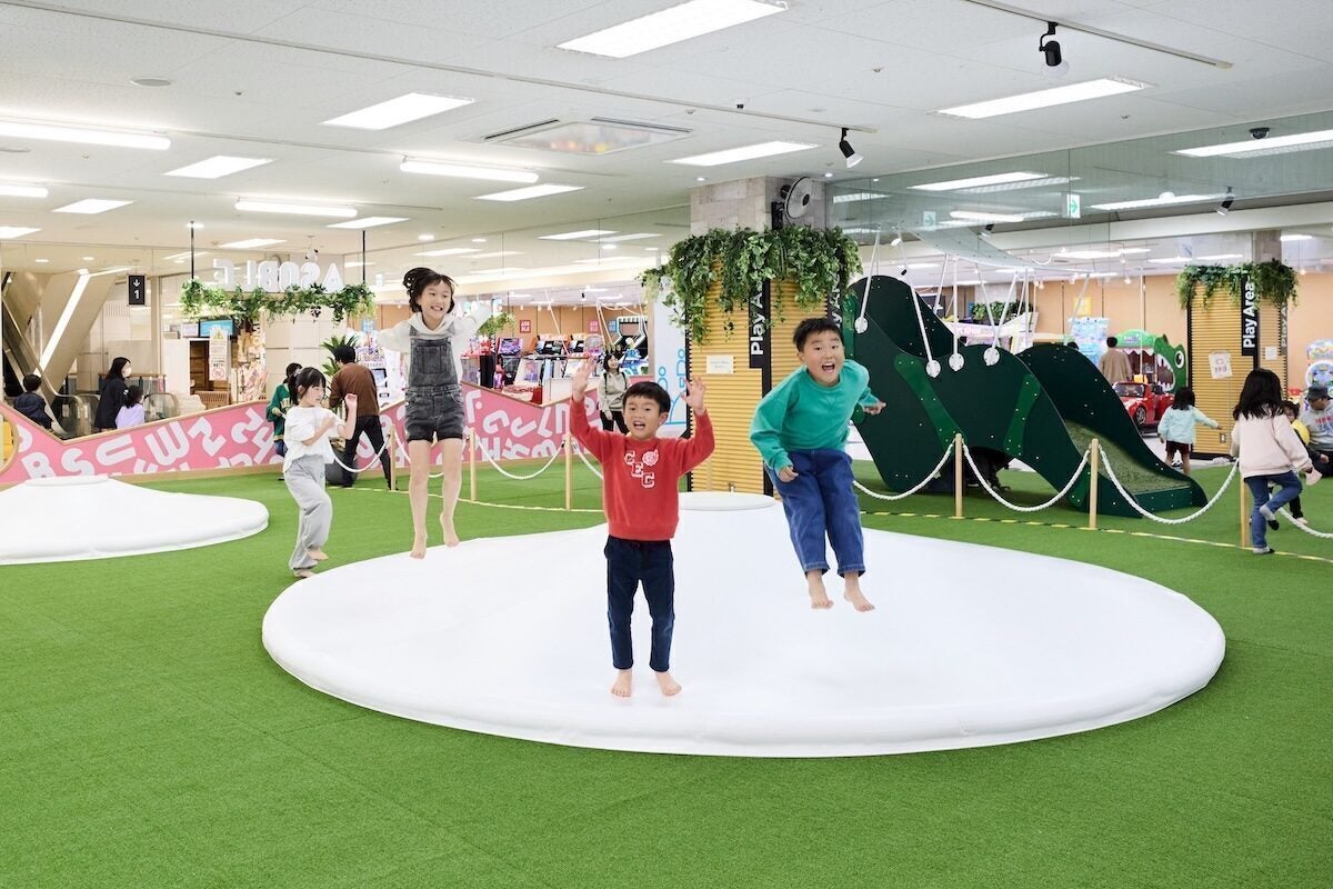 雨の日も寒い日も思い切り遊べる！Oh! Me 大津テラスに全天候型アミューズメントパーク「ASOBLE」が誕生