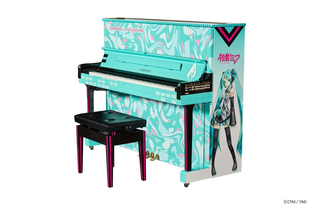 初音ミク仕様のストリートピアノが「マジカルミライ2026」に登場ヤマハ「LovePiano」とコラボした特別モデル