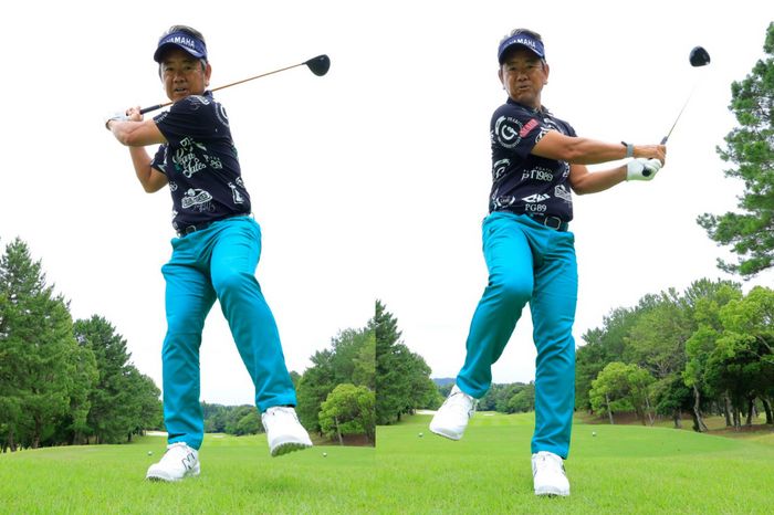 飛ばないシニアほど体を回しすぎ!?藤田寛之が考える「足を踏む」飛ばせる素振りとは