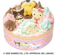 サンリオの“アイスクリームケーキ”が新しくなって登場！ 「サーティワン」で3．6から通年販売開始