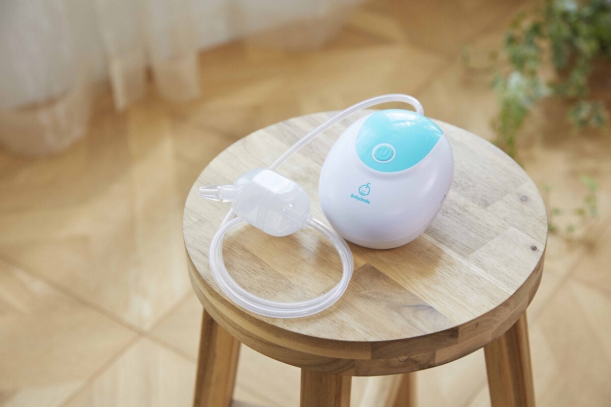 出産準備・出産祝いの定番としても人気のメルシーポット、新モデル！290gに小型化・2Way電源・洗うパーツ2つだけ◎
