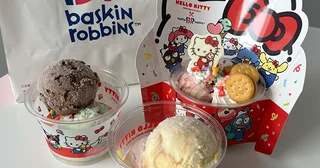 ハローキティのカチューシャにキュン！サーティワンコラボ「HELLO ICE CREAM!」第2弾はキャラクター揃い