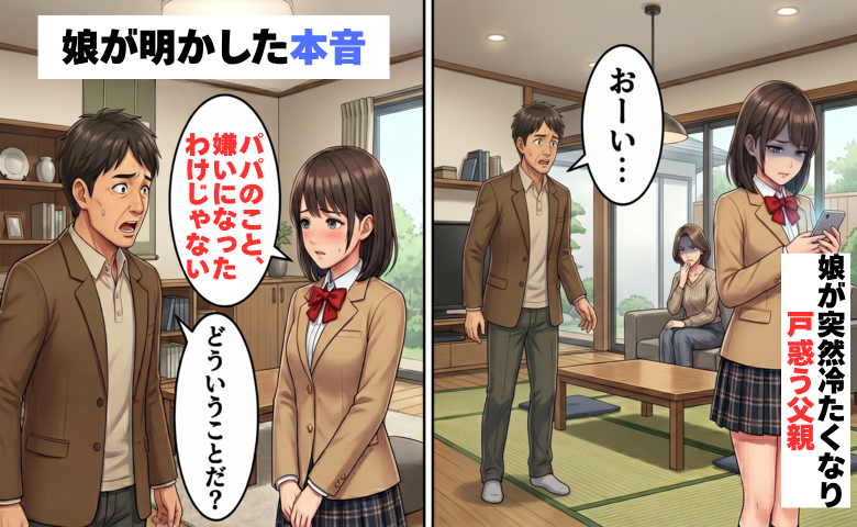 「パパが裏切っているかも」娘の異変の裏にあった妻の言葉…娘のひと言で発覚した真実とは