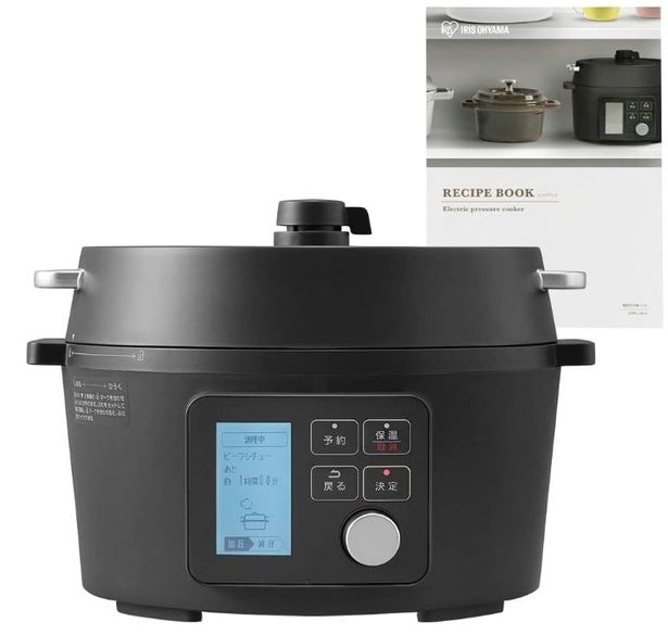 忙しい毎日をしっかりサポート！材料を入れてボタンを押すだけで、90種類のメニューを自動で調理してくれる便利すぎる【アイリスオーヤマ】電気圧力鍋がAmazonで絶賛販売中！家事の負担を減らしたい方に！