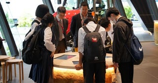 お米や農業の未来について学べる施設が東京駅前に岩手の中学生が「ヤンマー米ギャラリー」で体験学習
